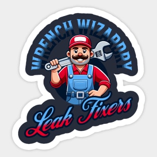 Wrench Wizardry, Plumber Sticker